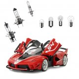 12 Volt Glühlampen Aktionspaket inkl. 1x Bausatz Ferrari FXX Evo